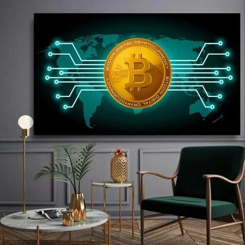 تابلو شاسی طرح بیت کوین طرح 4