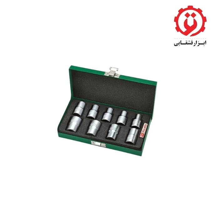 جعبه بکس تاپ تول E ستاره ای 9 پارچه 1/2 اینچ مدل GAAD0907 — تصویر ۴