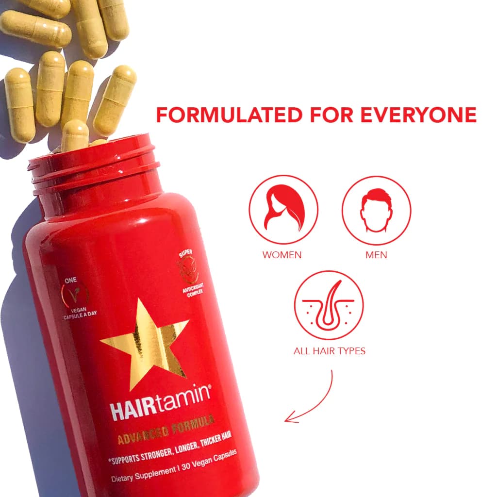 کپسول تقویت کننده مو Advanced Formula هیرتامین (خرید مستقیم از آمریکا) — تصویر ۷