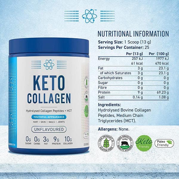کتو کلاژن اپلاید نوتریشن Keto Collagen Applied Nutrition — تصویر ۳