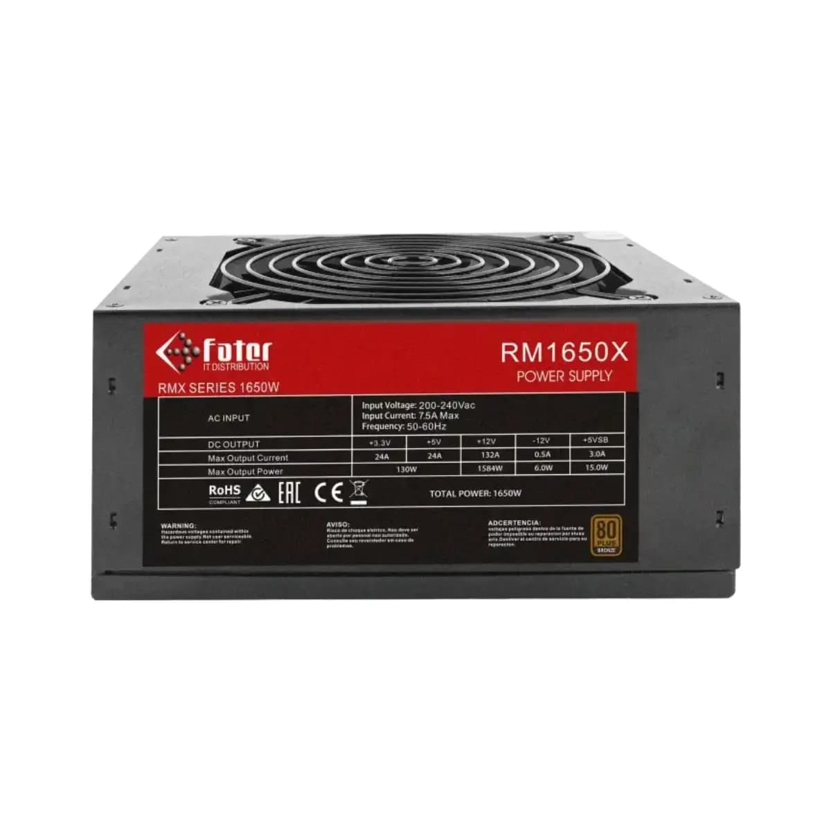 پاور 1650 وات فاطر مدل Fater RM1650X — تصویر ۲