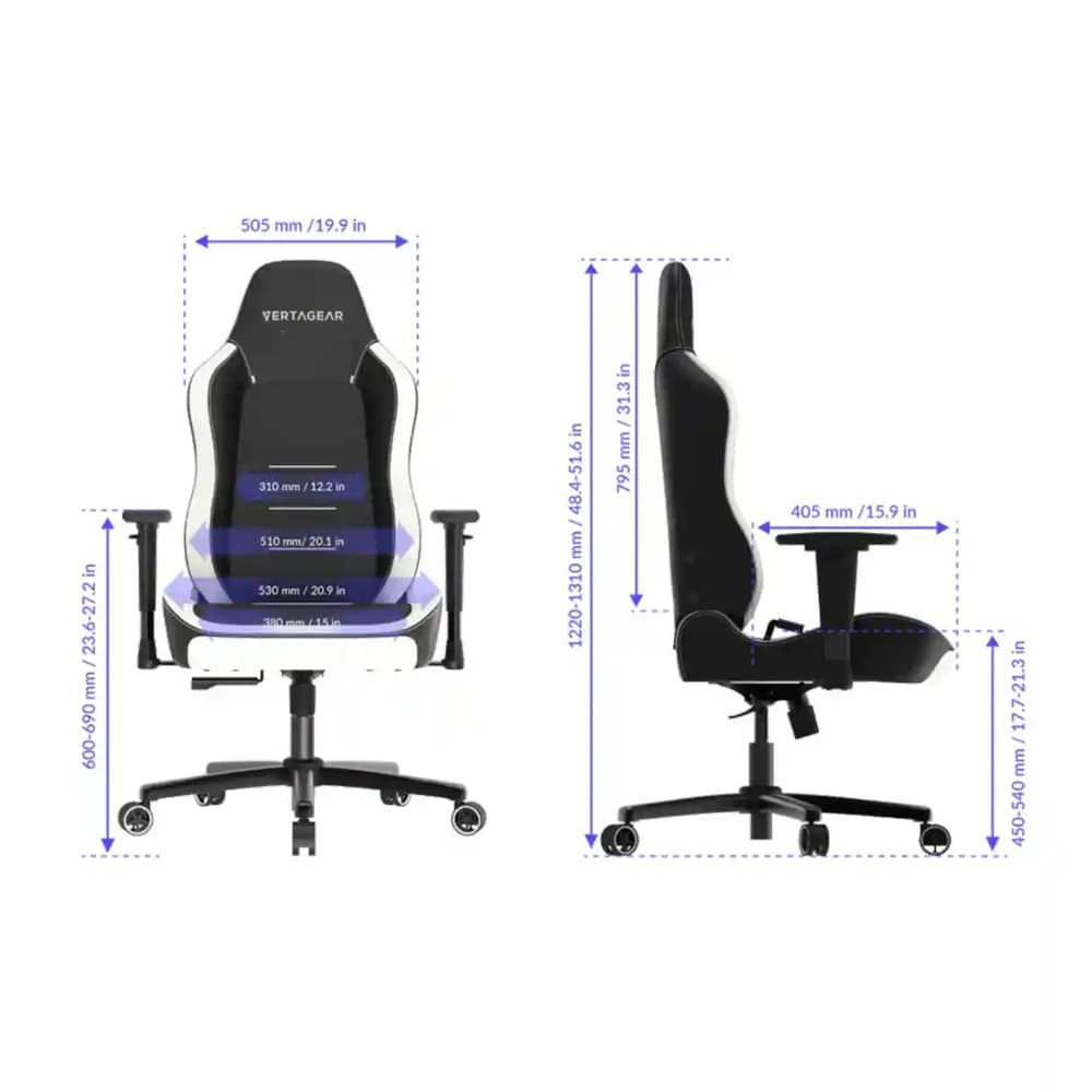 صندلی گیمینگ ورتاگیر SL3800 Midnight Blue — تصویر ۵