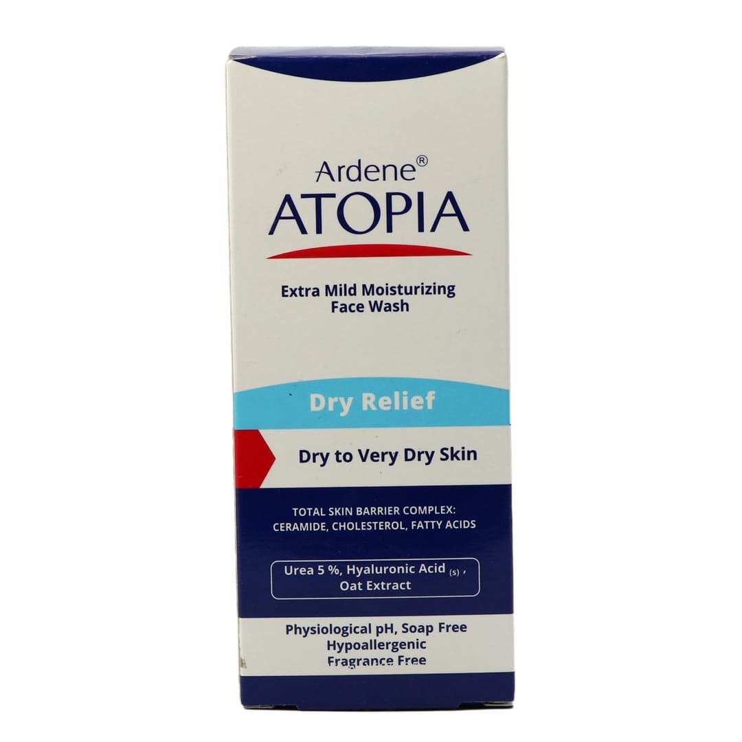 لوسیون شوینده و مرطوب کننده بسیار ملایم صورت پوست خیلی خشک حاوی 5% اوره درای ریلیف 150 گرم آردن