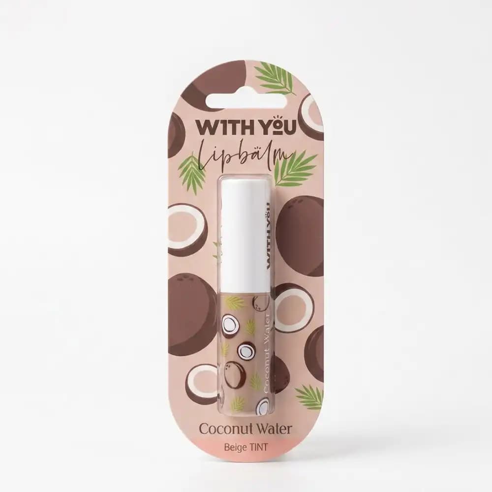 بالم لب رنگی ویت یو (With You) رایحه آب نارگیل رنگ بژ (Beige Tint) وزن ۲.۶ گرم — تصویر ۷