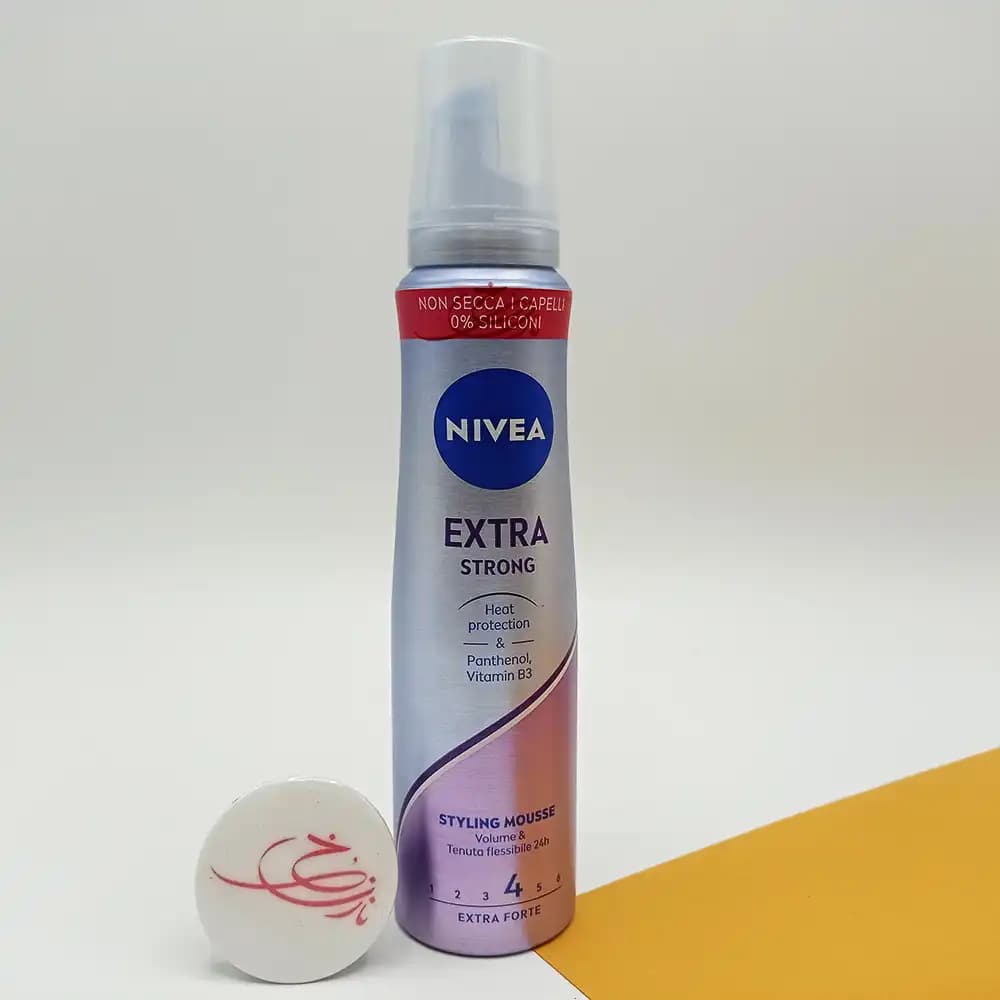 اسپری موس مو نیوآ NIVEA مدل اکسترا استرانگ EXTRA STRONG حجم 150 میلی لیتر — تصویر ۳