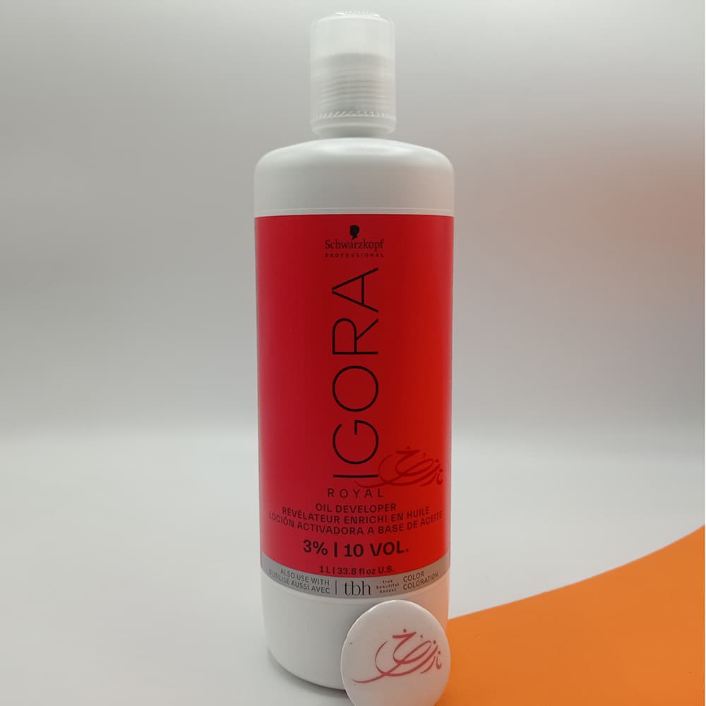 کرم اکسیدان روغنی ایگورا رویال IGORA ROYAL مدل 3 درصد حجم 1000 میلی لیتر