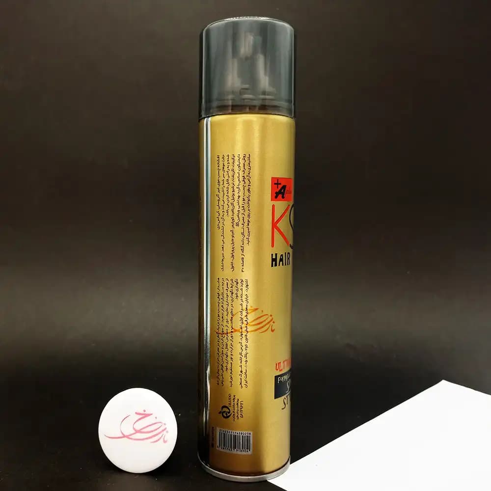 اسپری چسب مو کی اس دی KSD مدل فوق قوی حجم 250 میلی لیتری — تصویر ۲