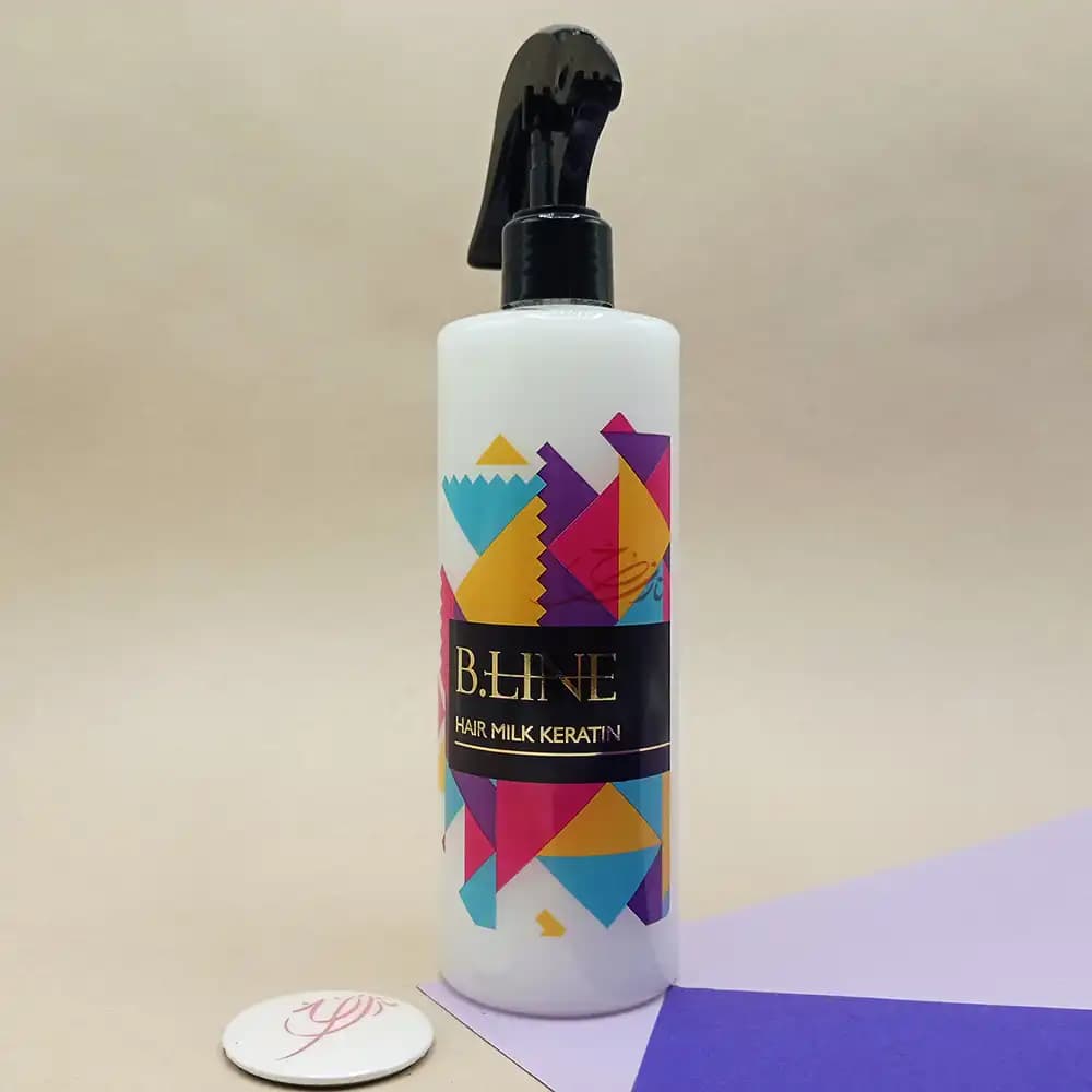 شير مو بی لاين B.LINE مدل كراتين HAIR MILK KERATIN حجم 400 ميلی لیتر