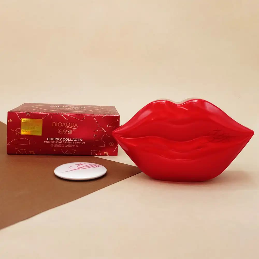 ماسک لب کاسه ای بیوآکوا BIOAOUA مدل CHERRY COLLAGEN حجم 60 گرم — تصویر ۳