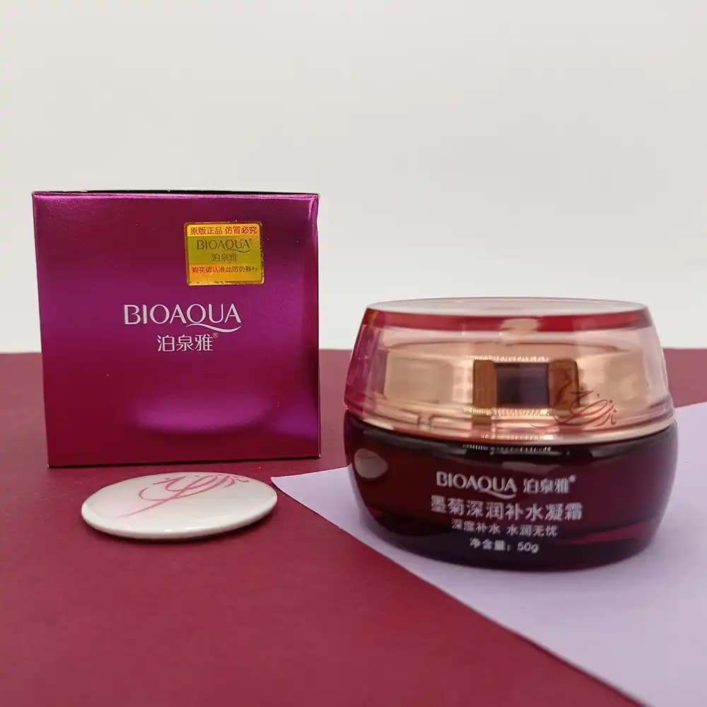 کرم آبرسان بایو آکوا BIOAOUA مدل Water کاسه ای وزن 50 گرم — تصویر ۲