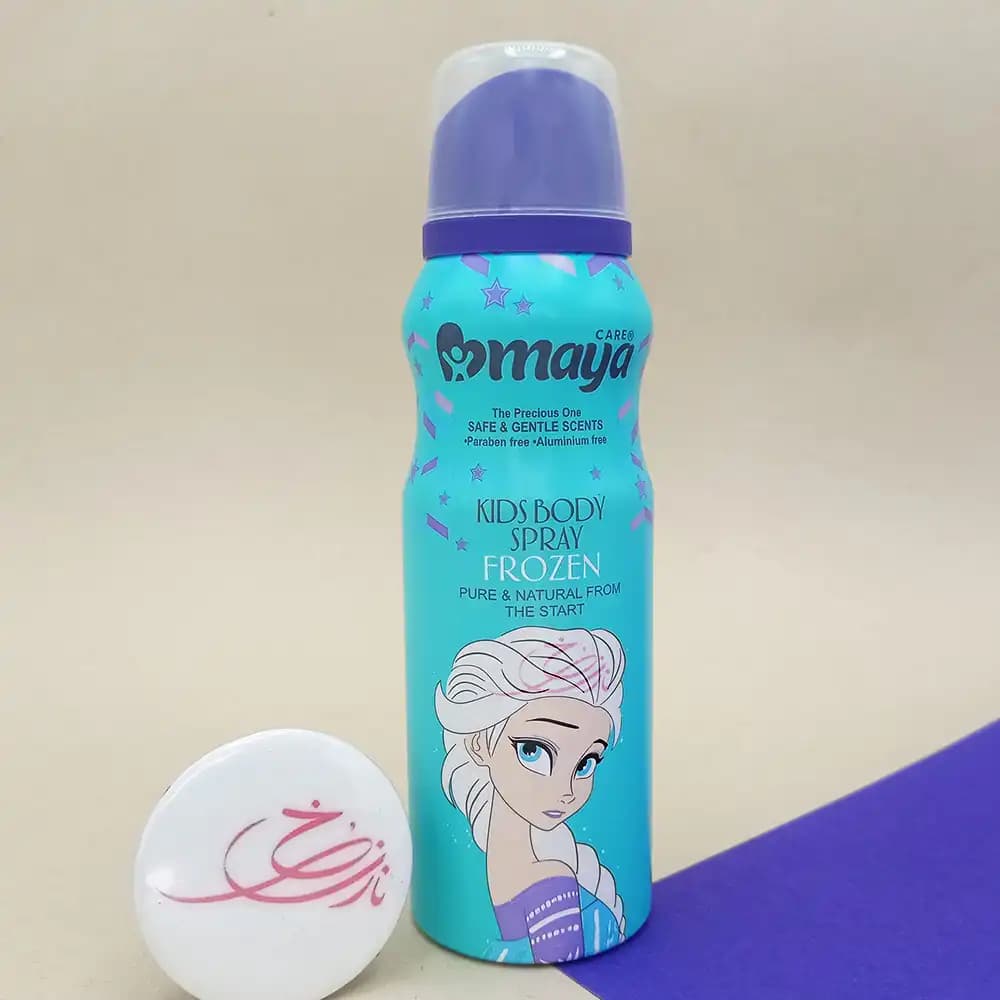 اسپری بدن کودک مایا maya care مدل فروزن حجم 130 میلی لیتر
