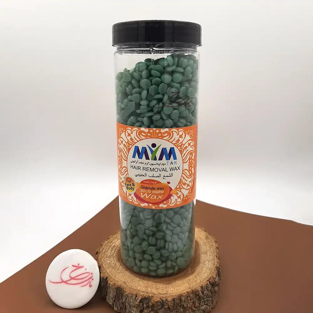 موم موبر عدسی MYM مدل چای سبز وزن 300 گرم