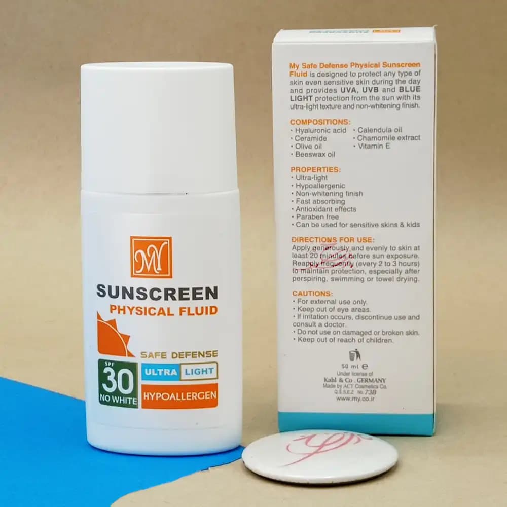 فلویید ضد آفتاب فیزیکال سیف دیفنس مای MY (SPF30) حجم 50 میلی — تصویر ۲