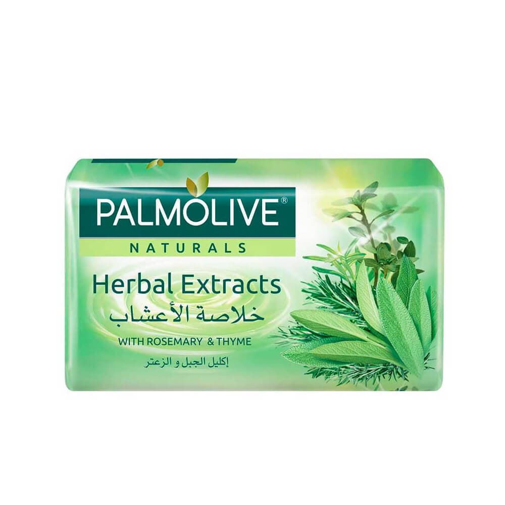 صابون پالمولیو اصل عربستان مدل عصاره گیاهان وزن 170 گرم