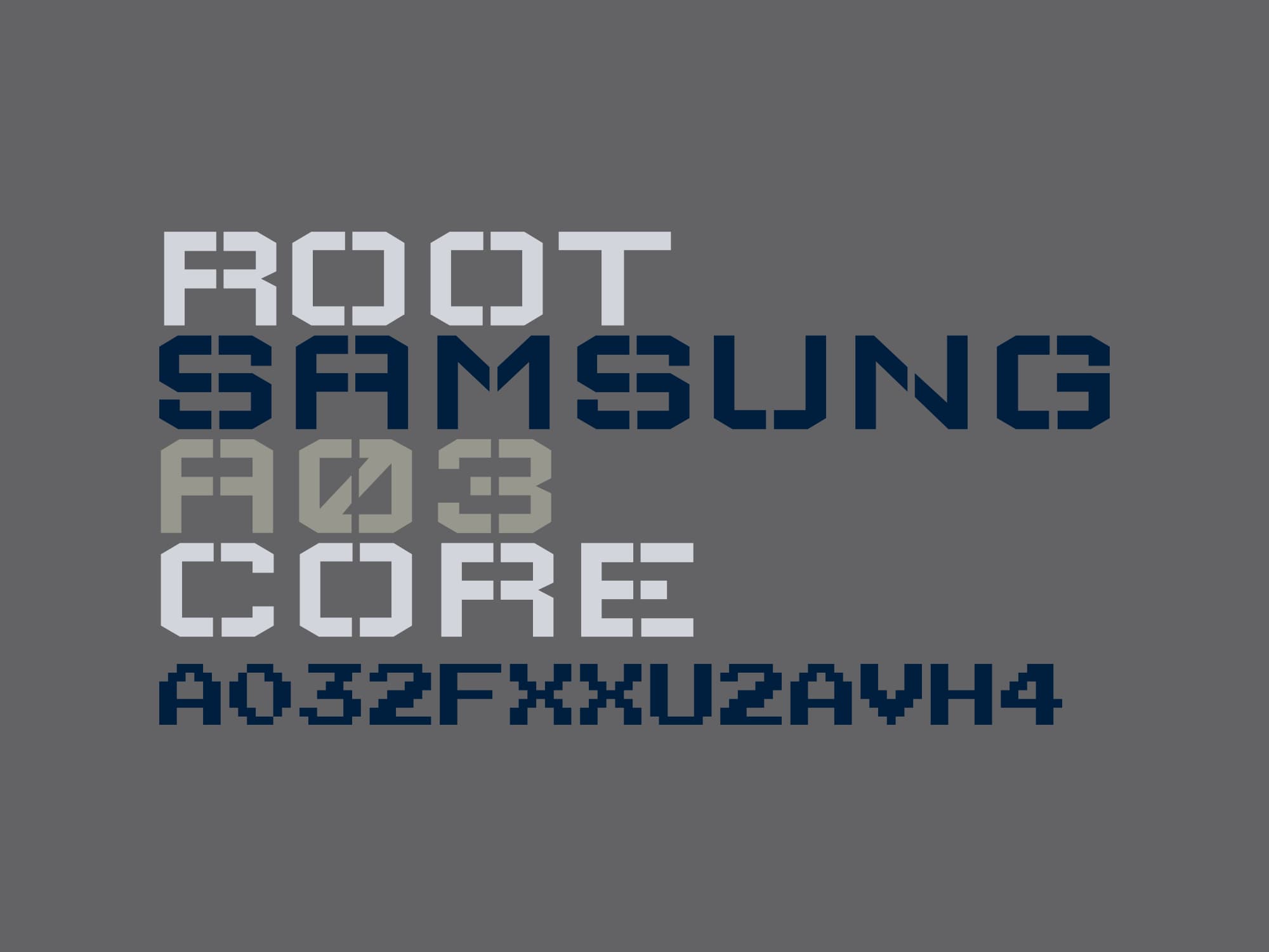 A032F U2 ROOT (A032FXXU2AVH4) – فایل روت A03core