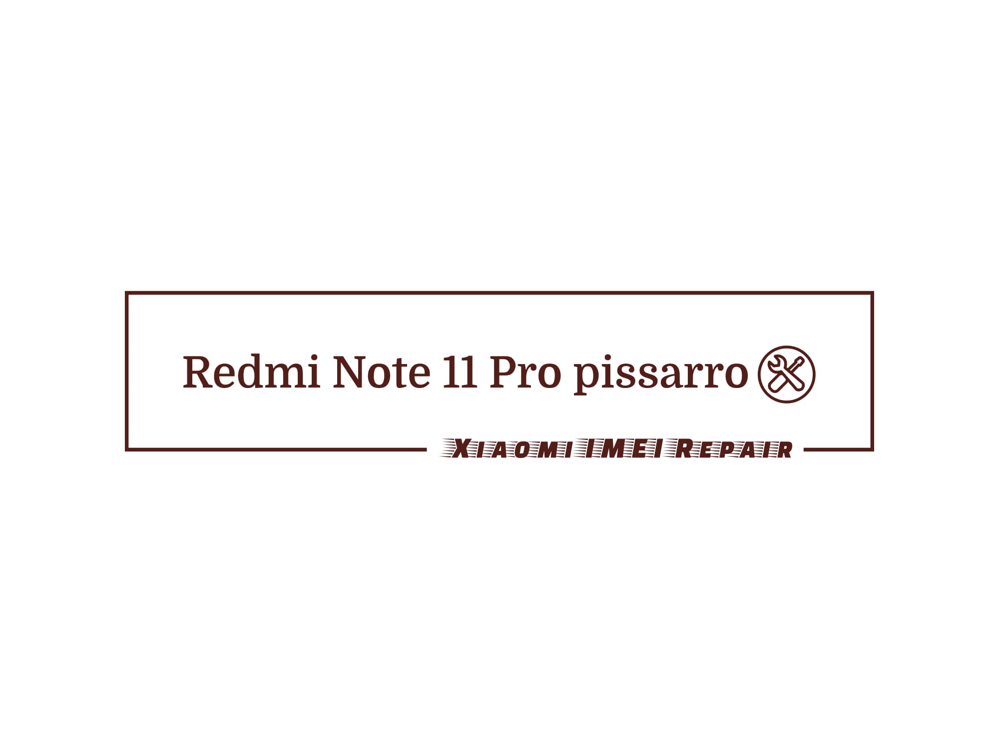Redmi Note 11 Pro/Pro+ 5G ( pissarro ) ترمیم سریال