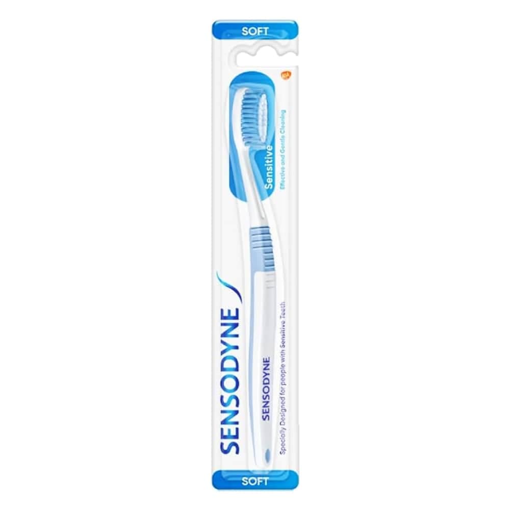 مسواک سنسوداین SENSODYNE اصل وارداتی مدل Sensitive با برس نرم