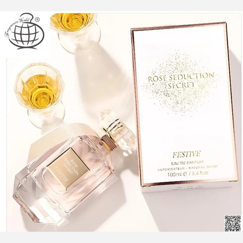 ادکلن رز سداکشن فستیو بامشل ویکتوریا سکرت سلبریشن 100ml فراگرنس ورد Festive — تصویر ۲