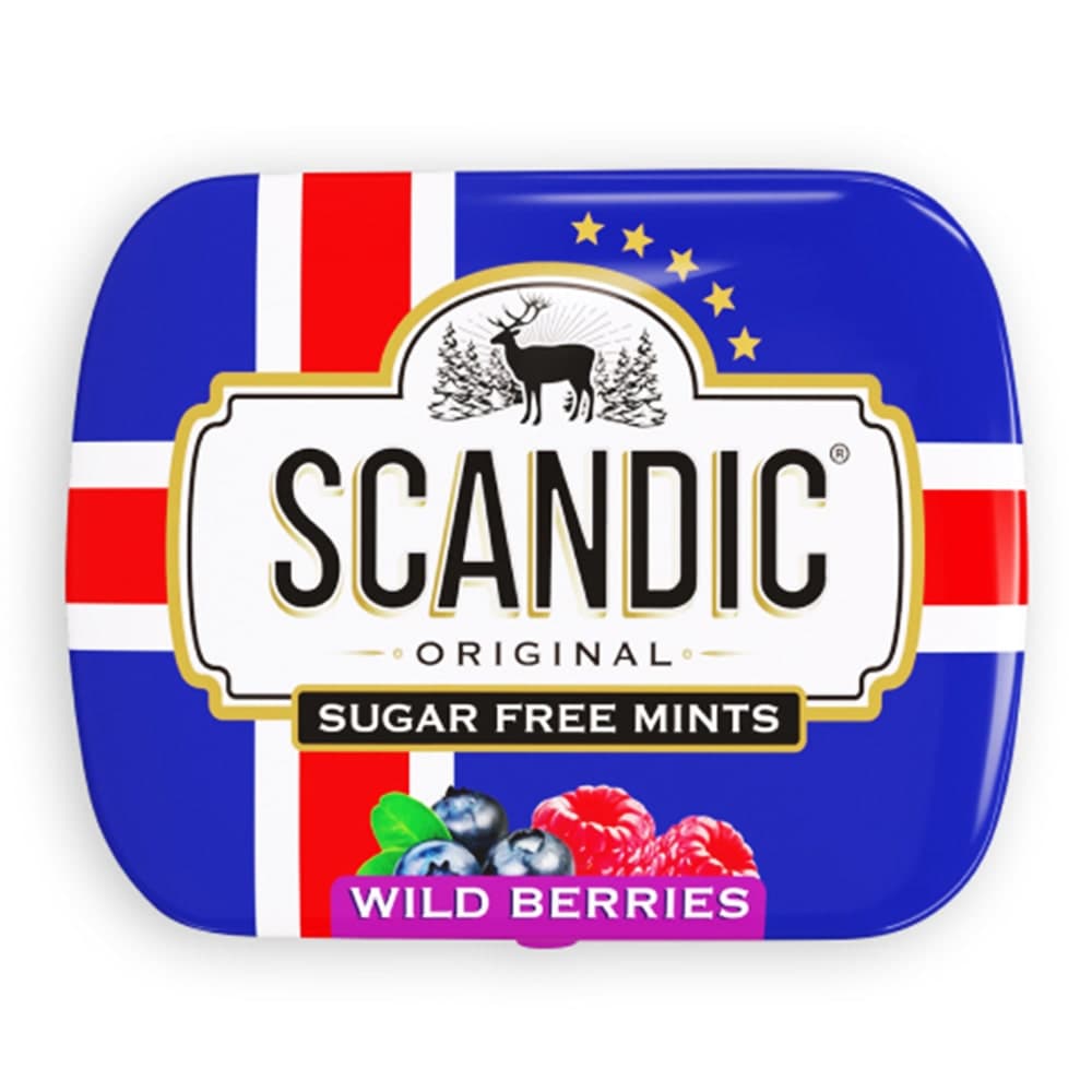 خوش بو کننده دهان اسکاندیک SCANDIC اصل روسیه با طعم توت وحشی وزن 14 گرم — تصویر ۲