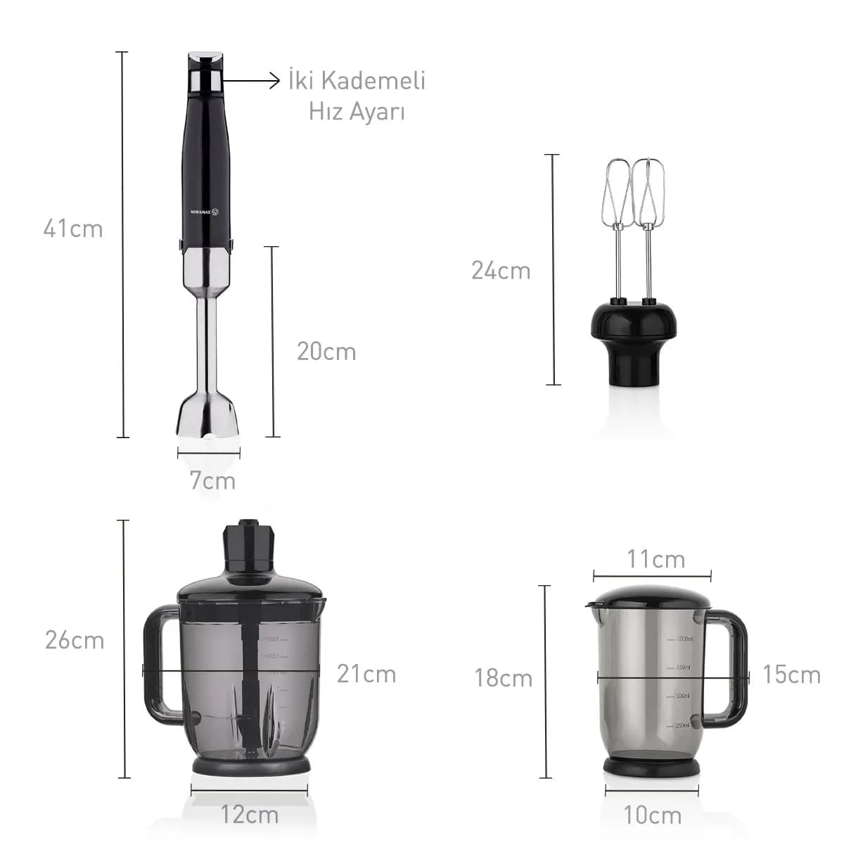 گوشت کوب برقی کرکماز مدل پرفورمیکس مگا Performix Mega A449 — تصویر ۳