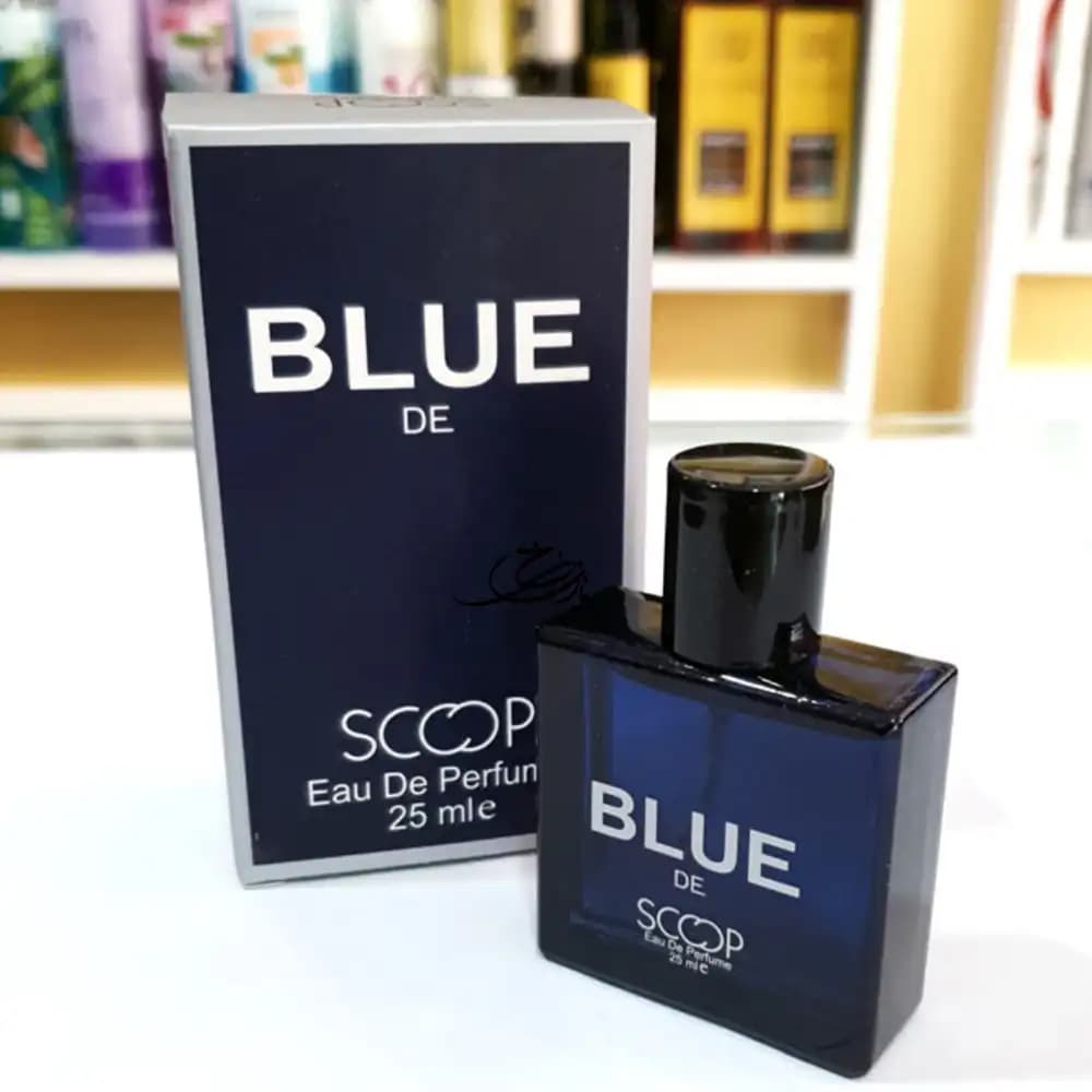 عطر جیبی مردانه اسکوپ مدل د بلو DE BLUE حجم 25 میلی لیتر