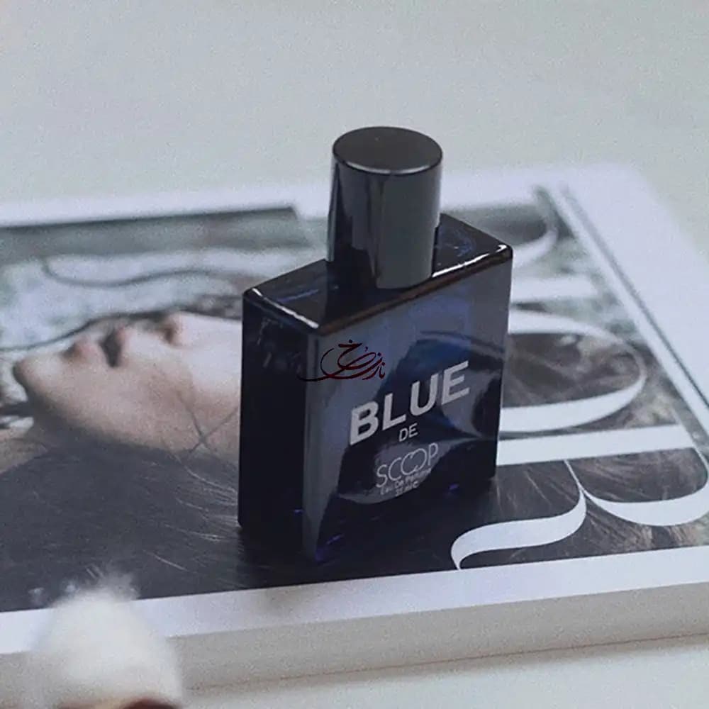 عطر جیبی مردانه اسکوپ مدل د بلو DE BLUE حجم 25 میلی لیتر — تصویر ۲