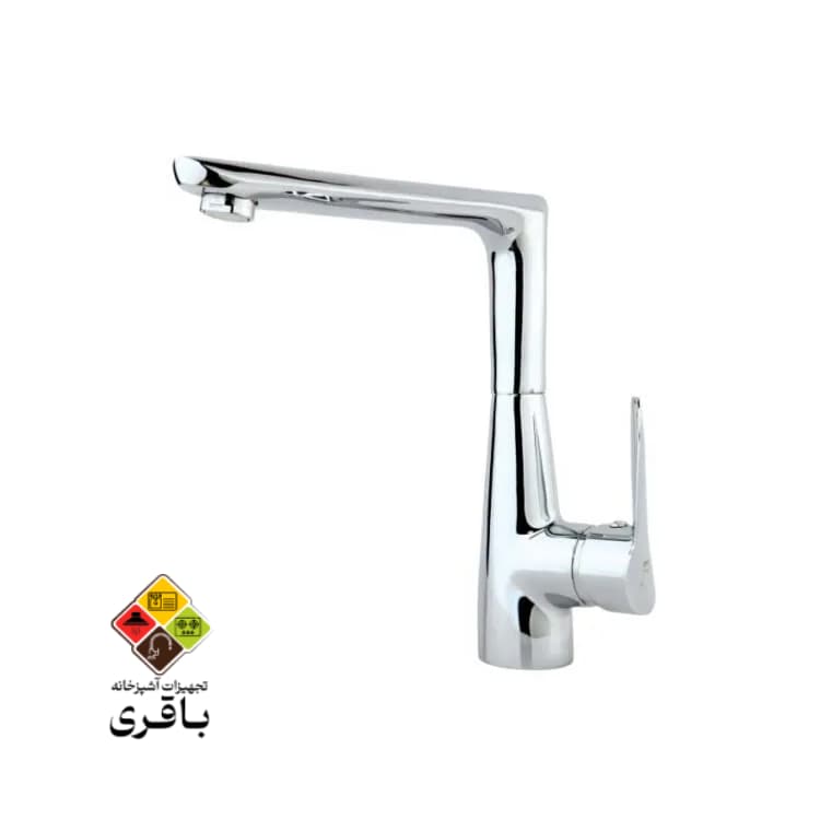 شیر آشپزخانه راسان مدل رابیت کروم — تصویر ۳