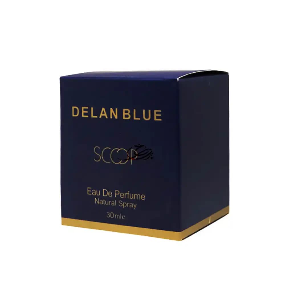 عطر جیبی مردانه اسکوپ مدل دیلان بلو DELAN BLUE حجم 30 میلی لیتر — تصویر ۲