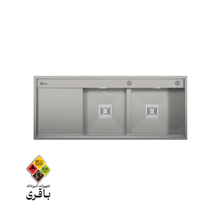 سینک استیل توکار بیمکث مدل ۴۷۰۴ — تصویر ۲