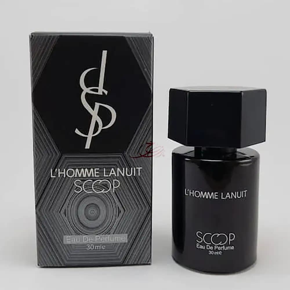 عطر جیبی مردانه اسکوپ مدل ال هوم لانویت L’HOMME LANUIT حجم 30 میلی لیتر — تصویر ۲