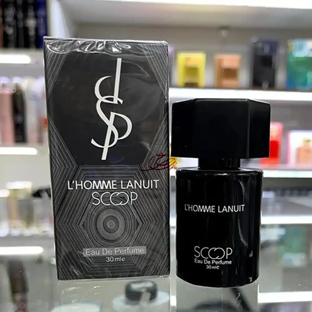عطر جیبی مردانه اسکوپ مدل ال هوم لانویت L’HOMME LANUIT حجم 30 میلی لیتر