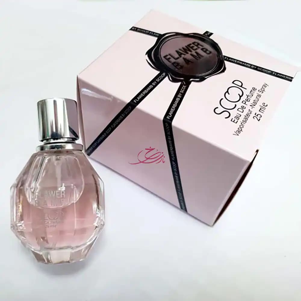 عطر جیبی زنانه اسکوپ مدل فلاور بامب FLAWER BAMB حجم 25 میلی لیتر — تصویر ۲
