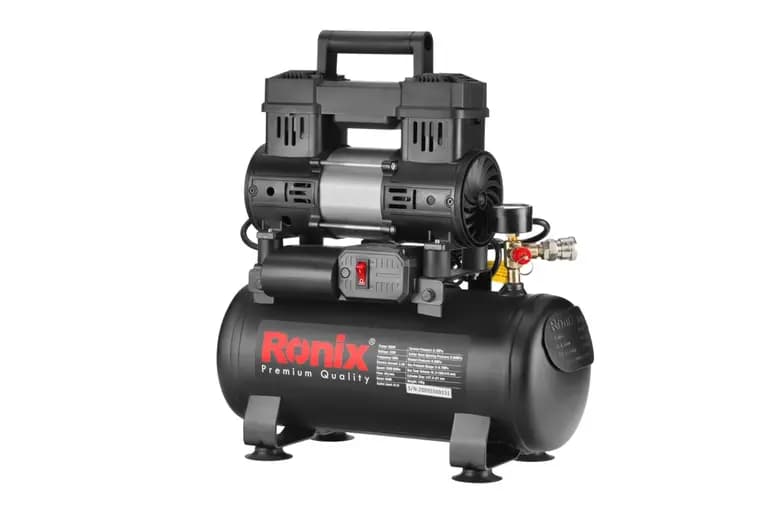 کمپرسور باد 6 لیتری بی صدا رونیکس مدل RC-0612 — تصویر ۹
