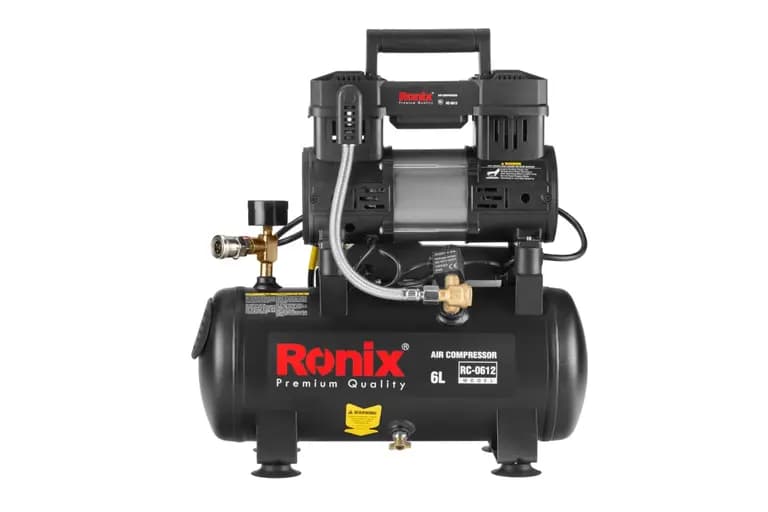 کمپرسور باد 6 لیتری بی صدا رونیکس مدل RC-0612 — تصویر ۱۰