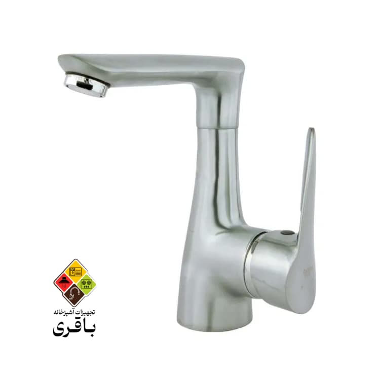 شیر روشویی متحرک راسان مدل رابیت کروم مات