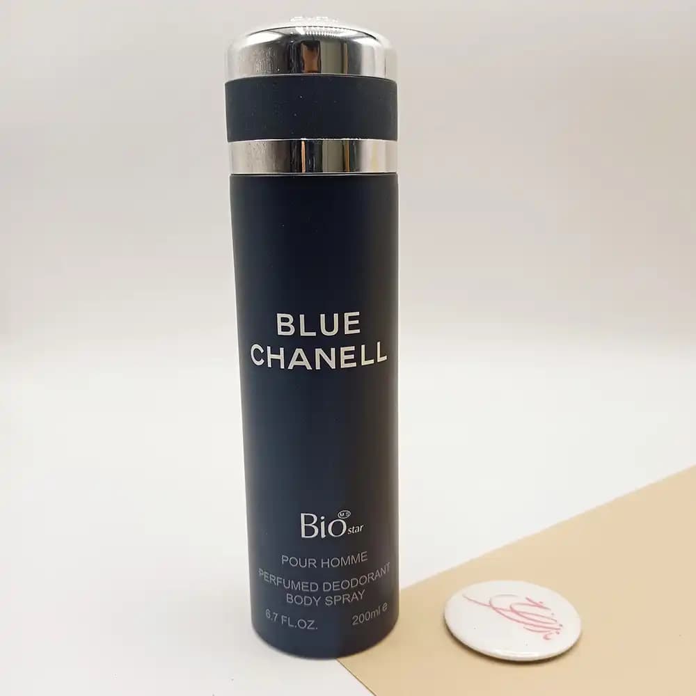 اسپری بدن مردانه بیو استار مدل بلو چنل Bio star BLUE CHANELL حجم 200 میلی لیتر