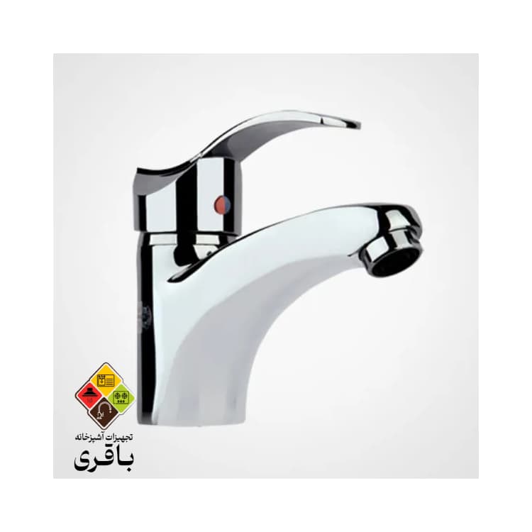 شیر روشویی راسان مدل نگین کروم
