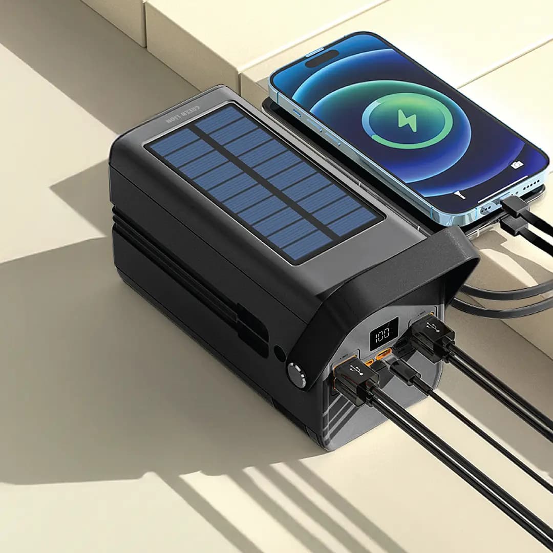 پاور بانک 80000 میلی آمپری سولار ایکس گرین لاین Green Lion Solar X Power Bank — تصویر ۳