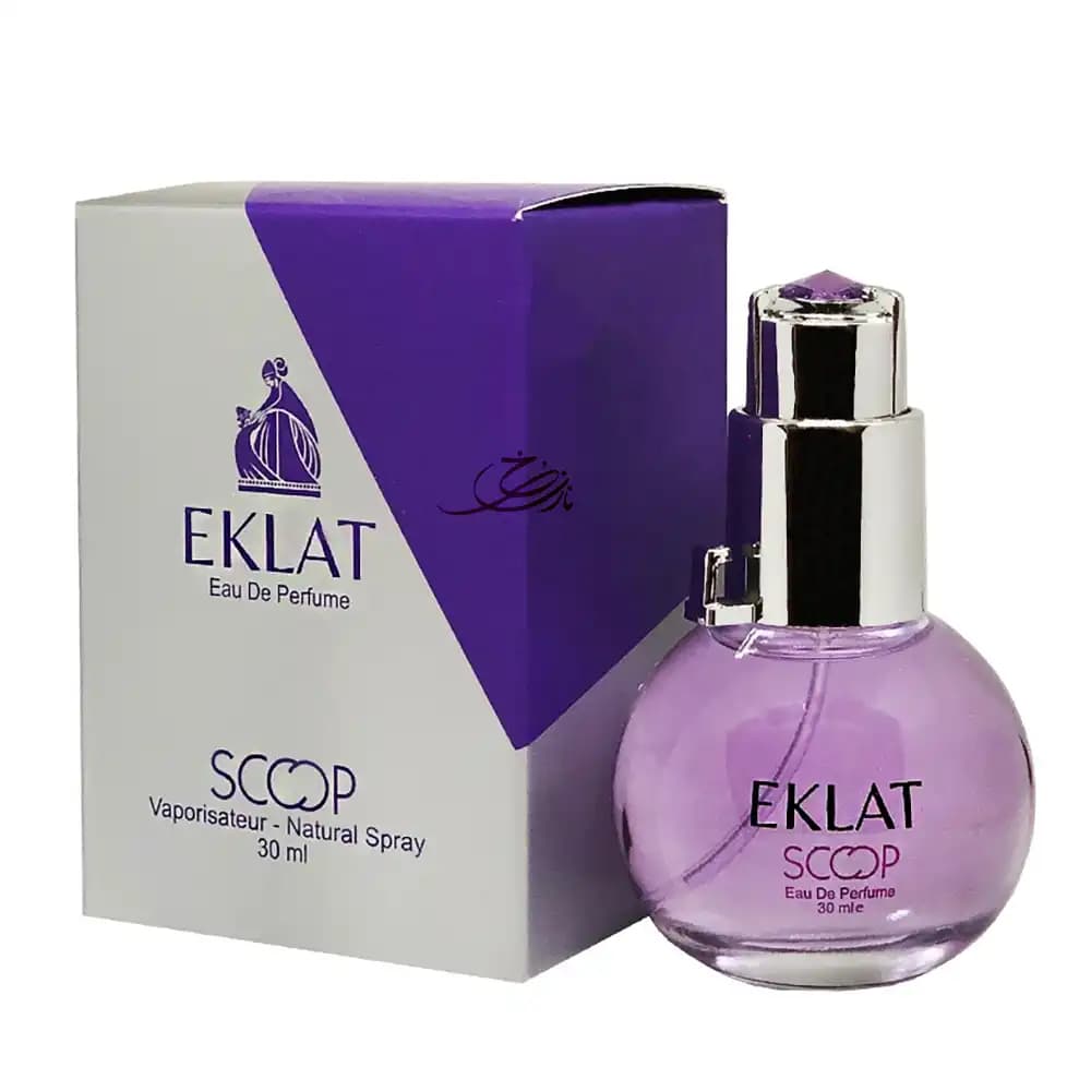 عطر جیبی زنانه اسکوپ مدل اکلت بنفش EKLAT حجم 30 میلی لیتر