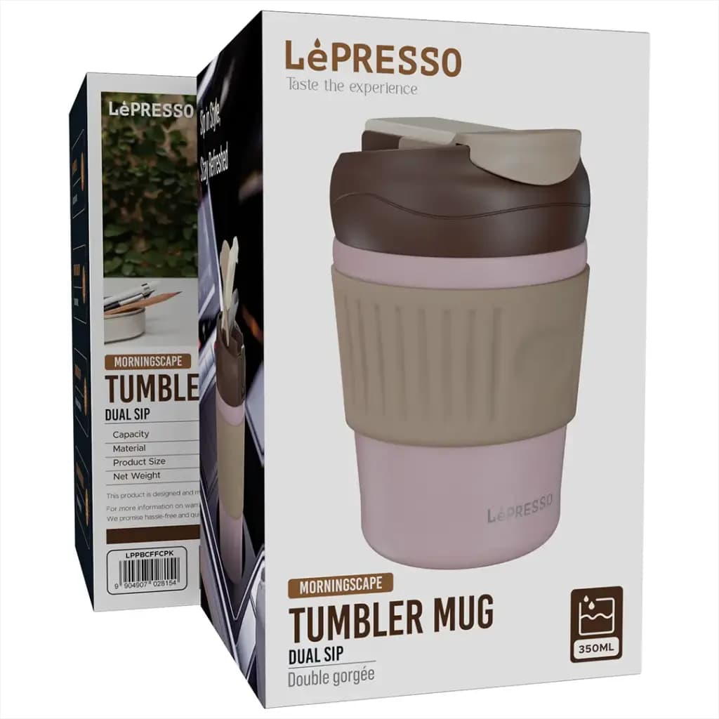 تراول ماگ دوسرپوش 350 میلی لیتری لپرسو Lepresso Morningscape Tumbler Mug Dual Sip — تصویر ۵