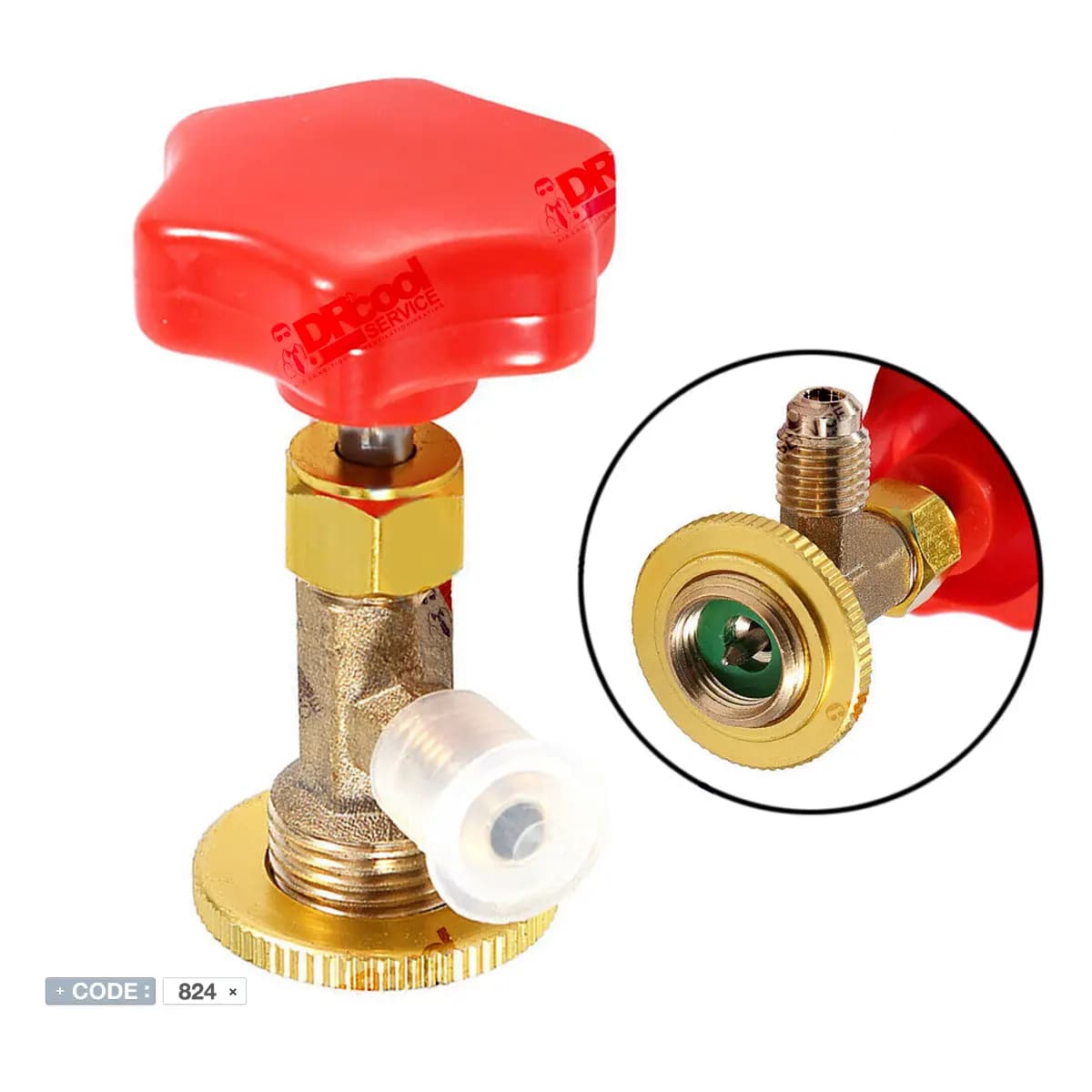 شیر کپسول گاز کولر خودرو مدل CT-339 — تصویر ۲