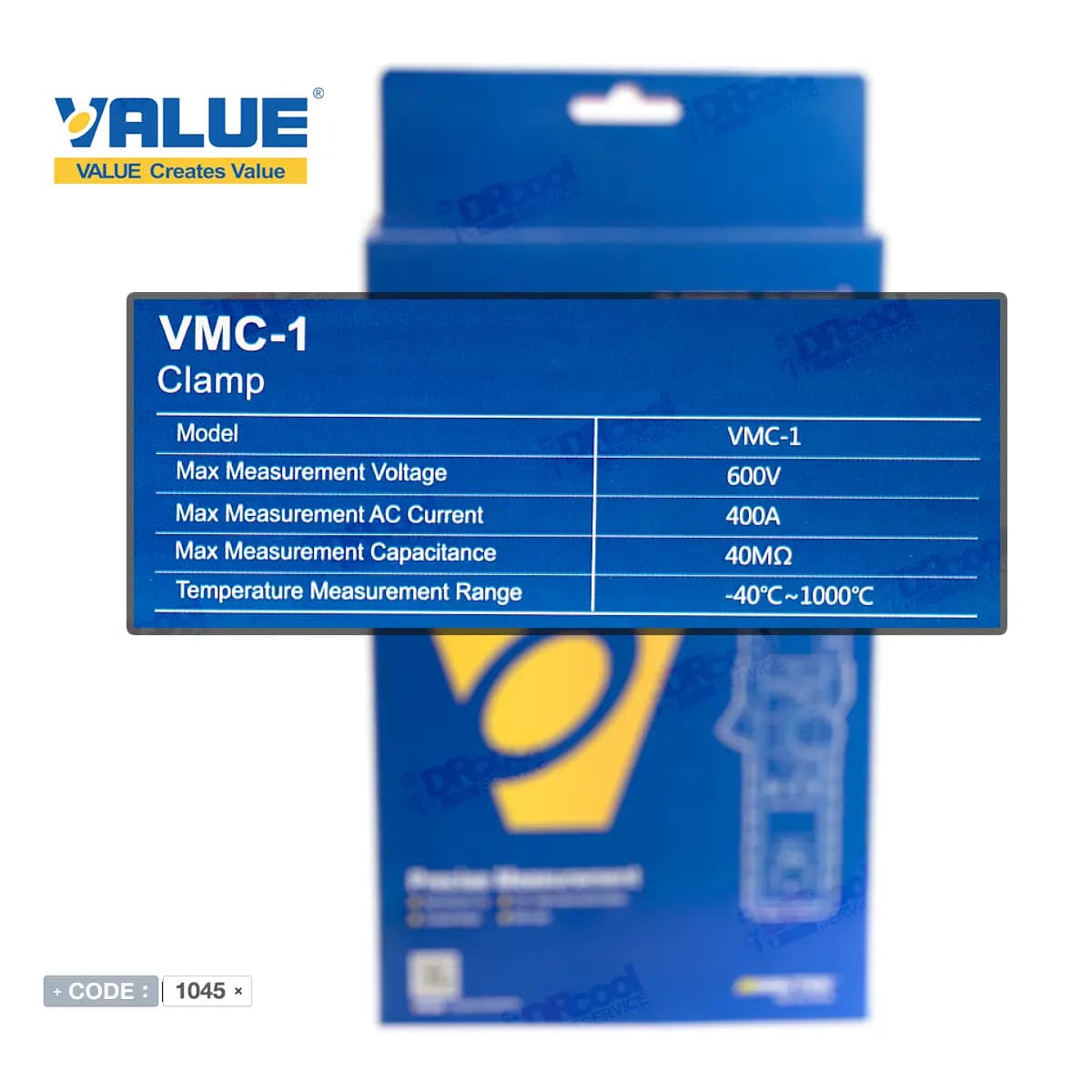 کلمپ مولتی متر و آمپر متر دیجیتال ولیو مدل VMC-1 — تصویر ۱۲