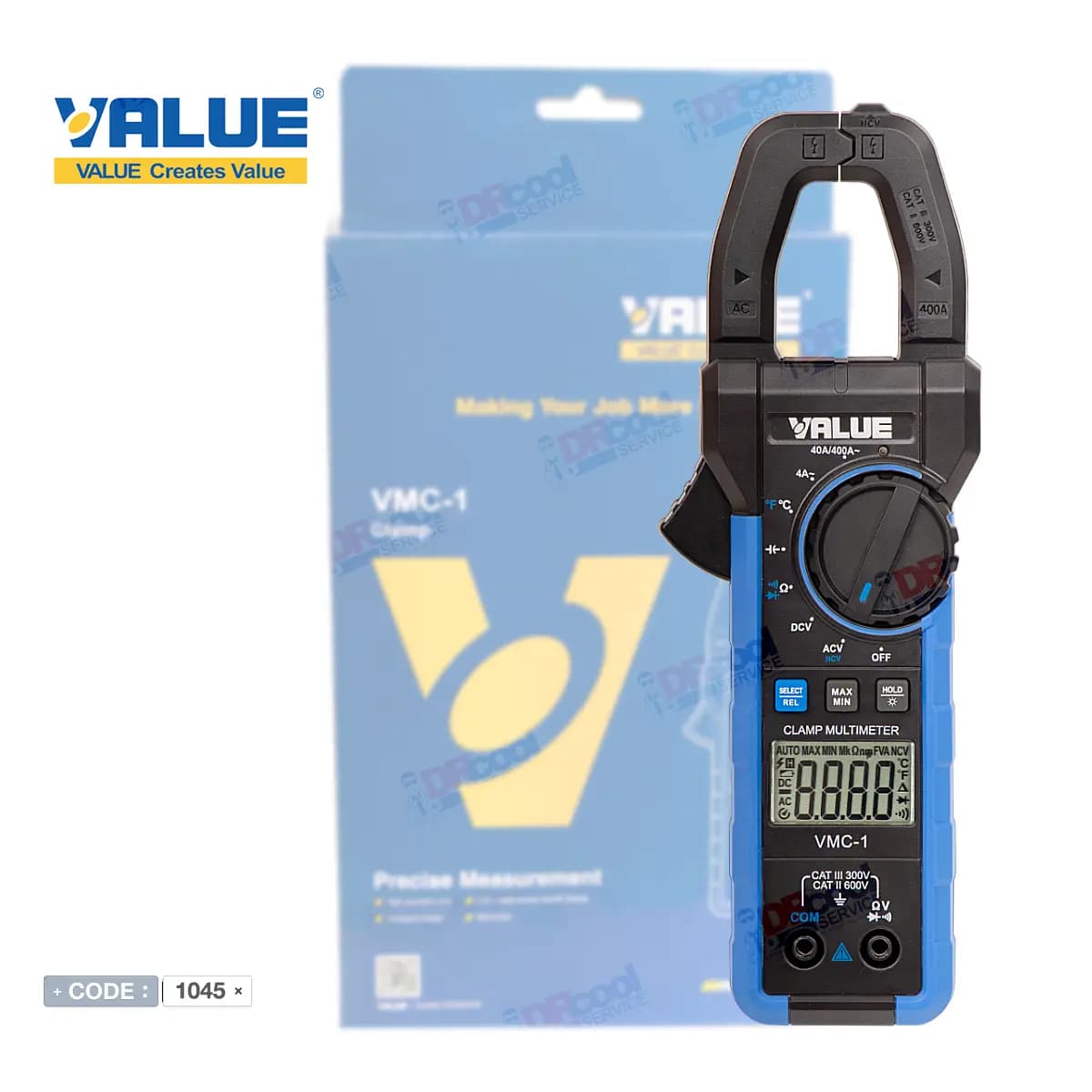 کلمپ مولتی متر و آمپر متر دیجیتال ولیو مدل VMC-1 — تصویر ۵