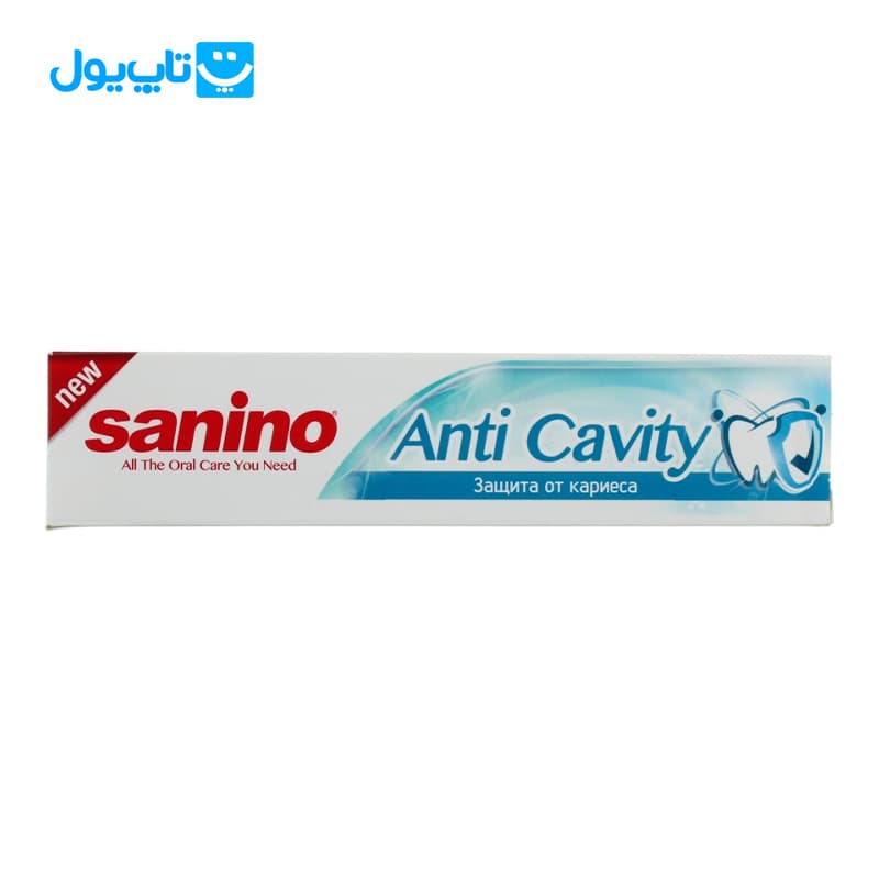 خمیر دندان سانینو sanino مدل Anti Cavity ضد پوسیدگی حجم 100 میلی لیتر — تصویر ۲