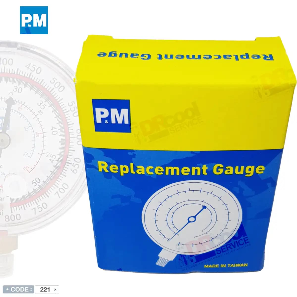 ساعت گیج فشار بالا PM مدل RG2440H — تصویر ۴