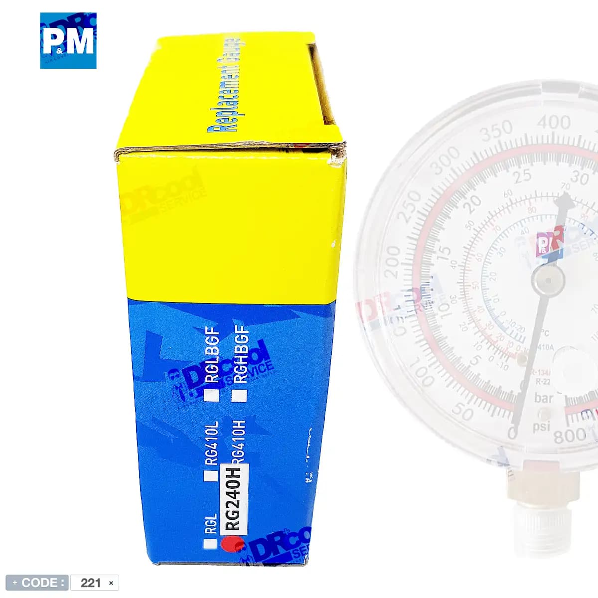 ساعت گیج فشار بالا PM مدل RG2440H — تصویر ۳