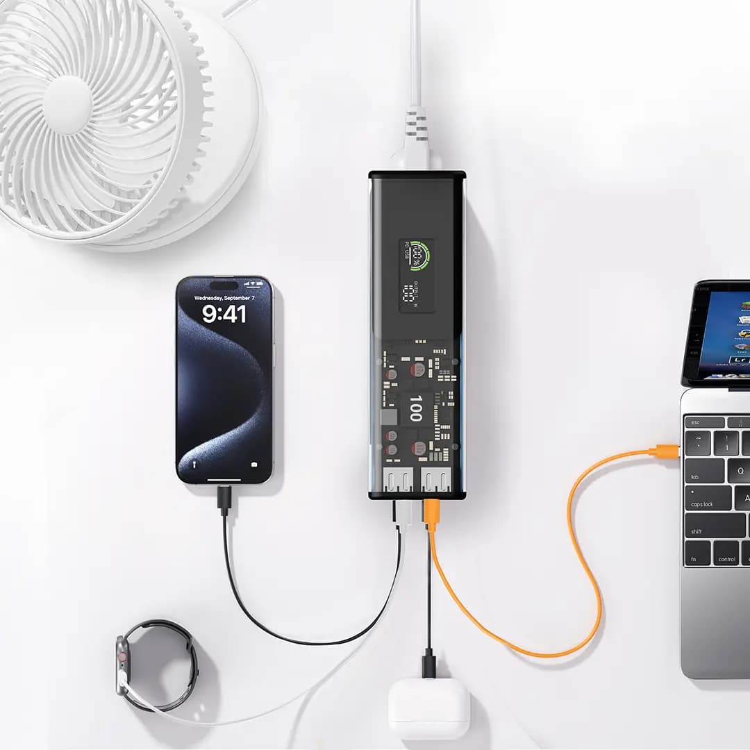 پاوربانک مدل Energie ظرفیت 27000 میلی آمپری پاورولوژی Powerology Energie 27000mAh Power Bank — تصویر ۶