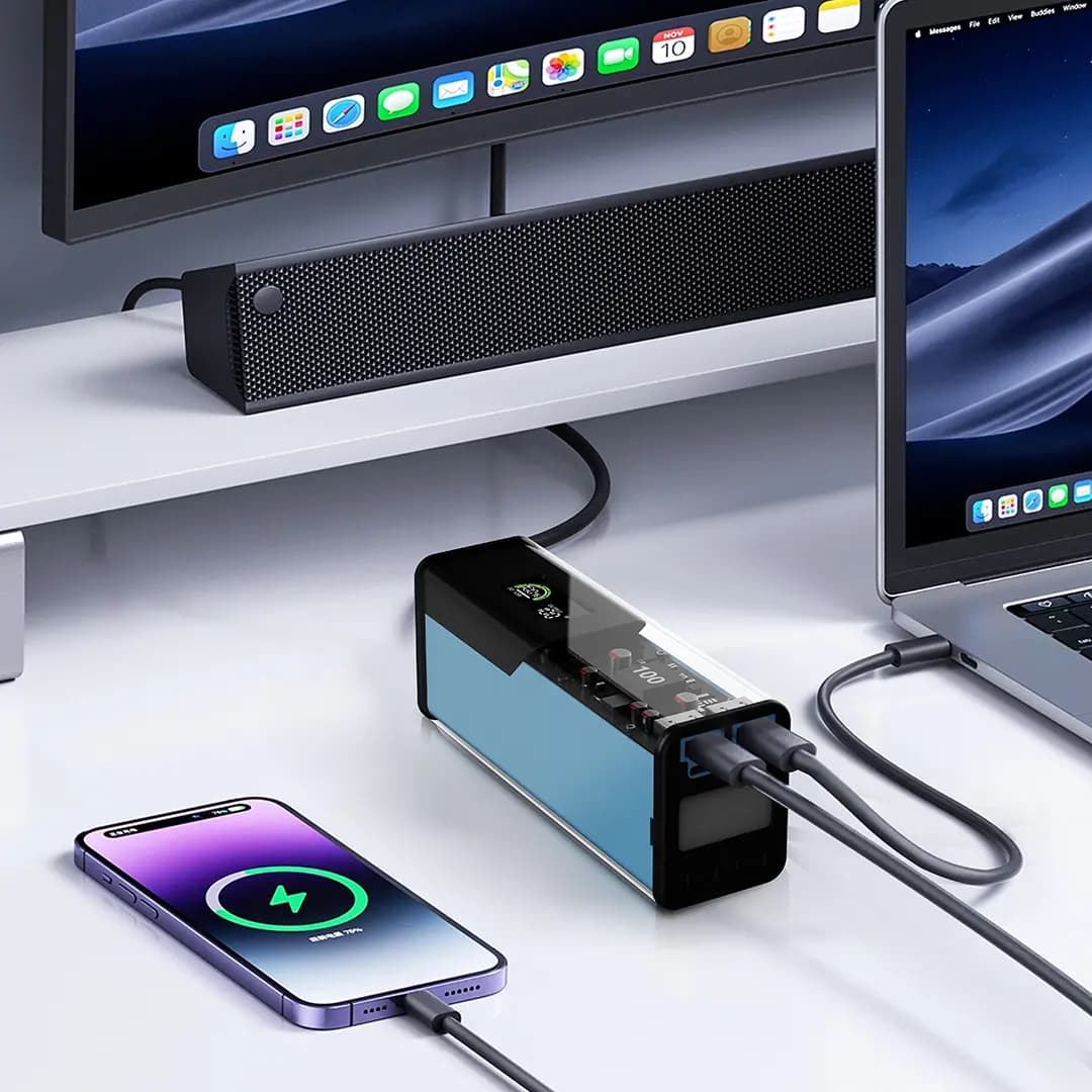 پاوربانک مدل Energie ظرفیت 27000 میلی آمپری پاورولوژی Powerology Energie 27000mAh Power Bank — تصویر ۷