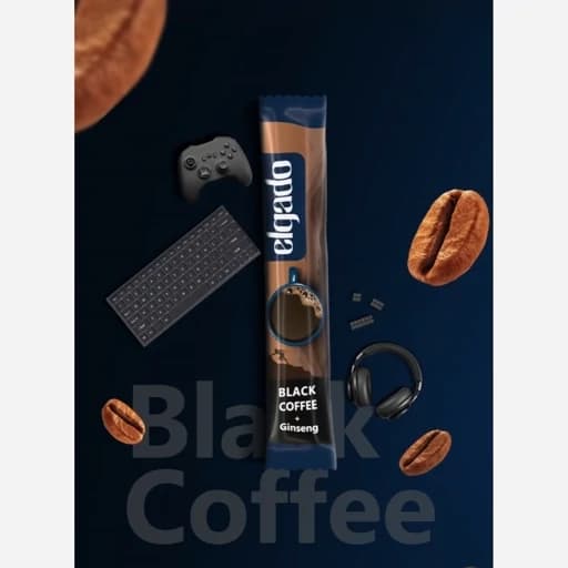 قهوه فوری الگادو، مدل Black Coffee (بسته ی 20 تایی)