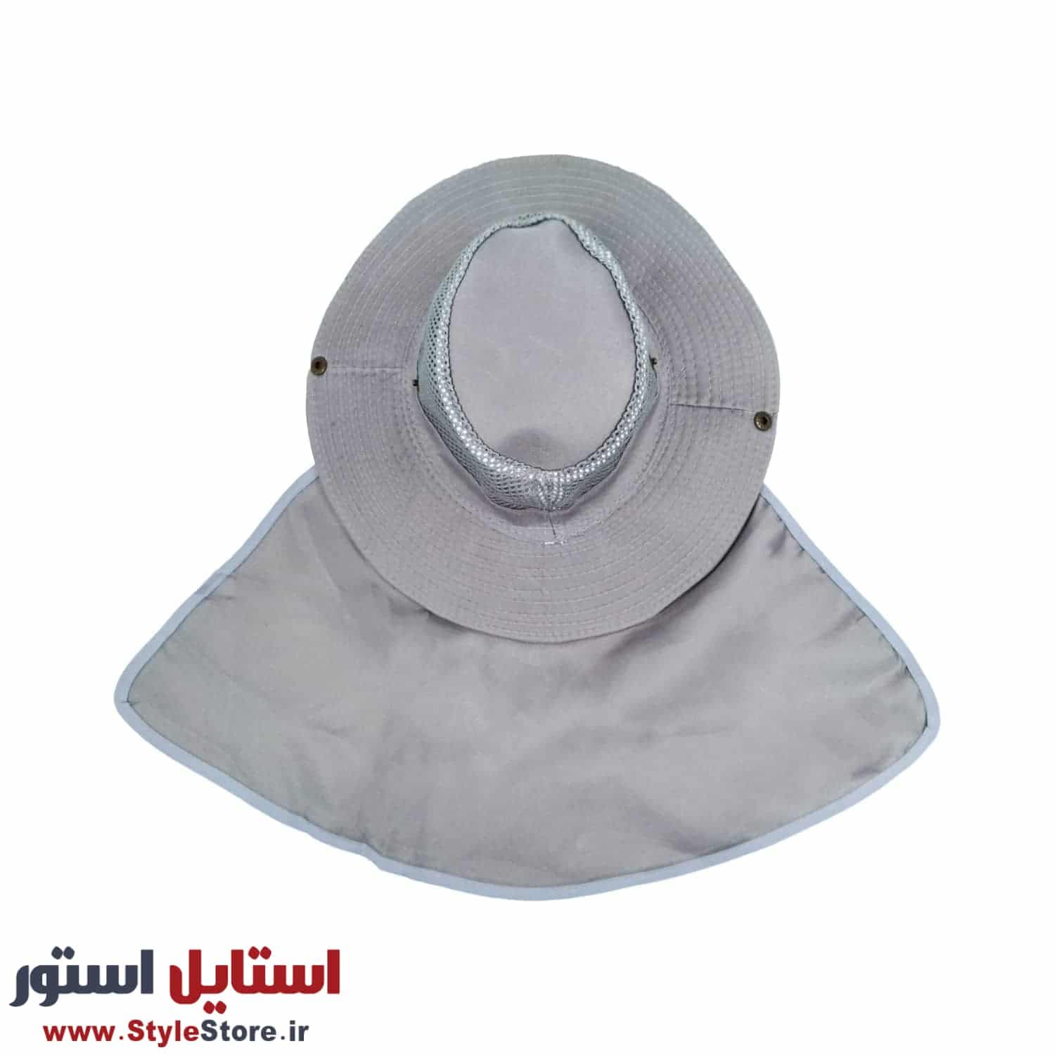 کلاه آفتابگیر مدل کابویی پشت دار کد 1932 — تصویر ۶